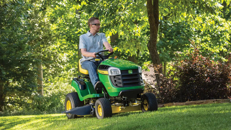 John Deere S100 42 In. Riding Lawn Mower, 17.5 HP Gas Hydrostatic Drive