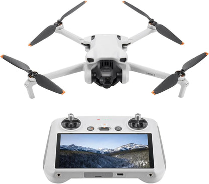 DJI Mini 3, Drones With Camera For Adults 4K, 38-min Flight Time, Up To 32800 Ft, 10km Video Transmission, True Vertical Shooting