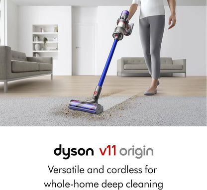 Dyson V11 Origin Cordless Vacuum, 185AW, 3 Power Modes, Up To 60 Minutes, ² Deep Cleans Hard Floors And Carpets, Detangles Pet Hair