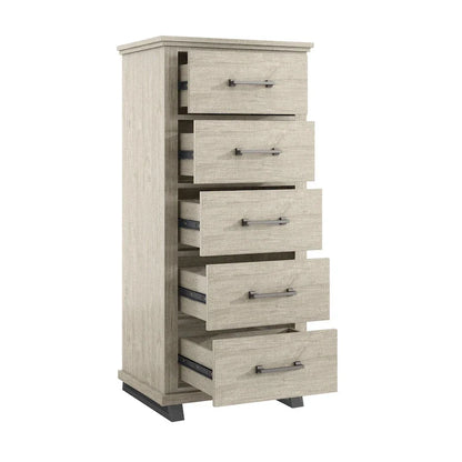 Farmhouse 4-Piece Bedroom Set, 2 Nightstand, 1 Chest And 1 Dresser