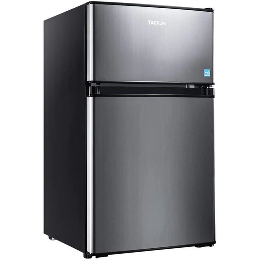 Mini Fridge With Freezer, 3.1 Cu. Ft. Small Refrigerator, Compact Refrigerator With LED Light