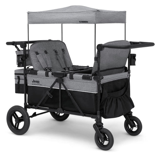 Jeep Wrangler Deluxe 4 Seater Stroller Wagon By Delta Children