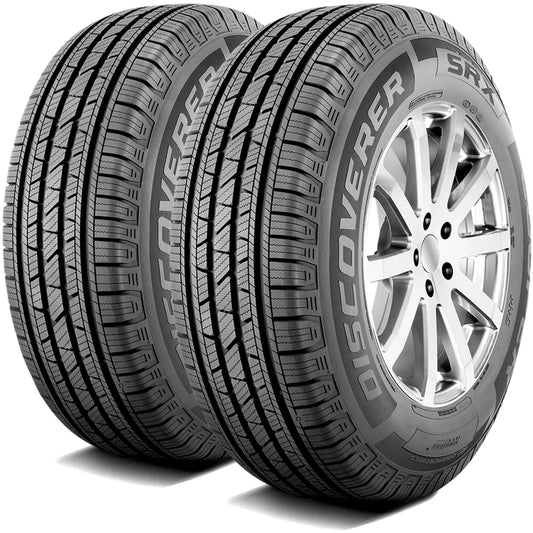 Pair Of 2, Two Cooper Discoverer SRX 235/60R18 107V XL A/S All Season Tire Fits, 2017-19 Honda CR-V EX-L, 2011-17 Honda Odyssey Touring Elite