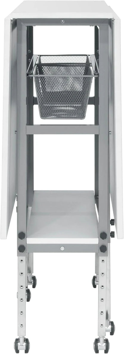 Sew Ready Hobby Cutting Table, 58.75 In. x 36.5 In., White/Silver, x36