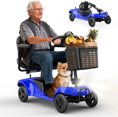 Mobility Scooter For Adults,4 Wheel Mobility Scooter,15 Miles Range,300LBS Capacity