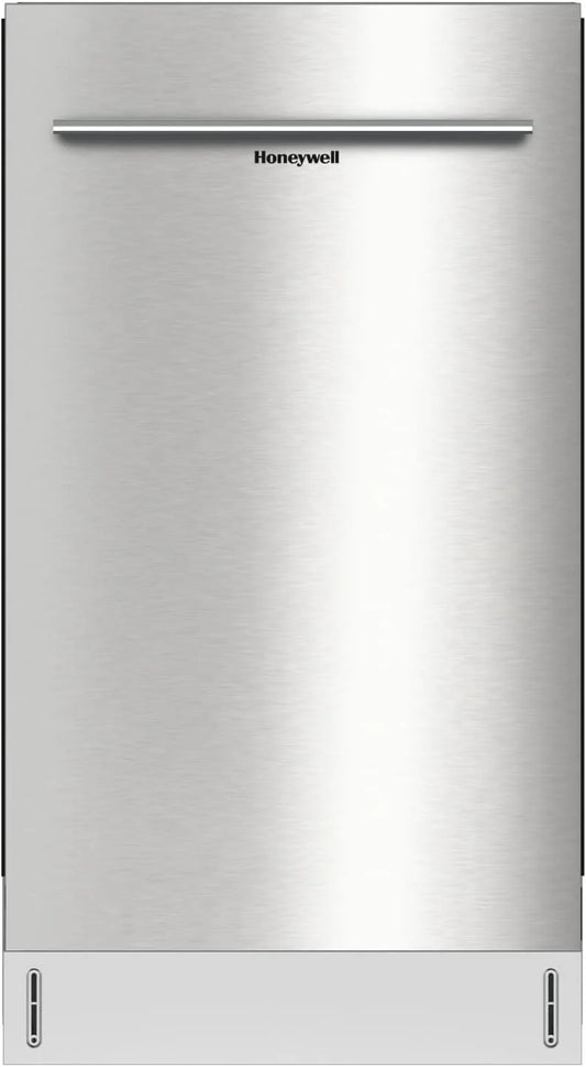 Honeywell 18 In. Dishwasher With 8 Place Settings, 6 Washing Programs, Stainless Steel Tub, UL/Energy Star, Stainless Steel