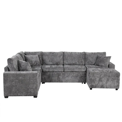 Sectional Sofa Pull-Out Sofa Bed Sleeper