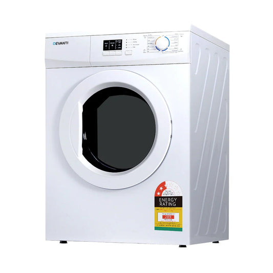 Devanti 7kg Vented Tumble Dryer, White