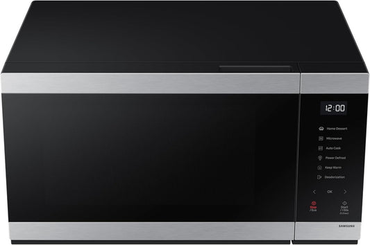 Samsung 1000W Silver Microwave With Glass Touch, 40L, Ceramic Interior