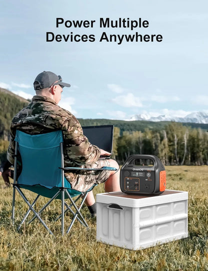 GreenOE Portable Power Station 1000W 1024Wh Solar Powered Generator With 100W Solar Panel
