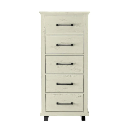 Farmhouse 4-Piece Bedroom Set, 2 Nightstand, 1 Chest And 1 Dresser