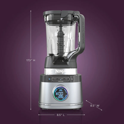Ninja Detect Kitchen System Power Blender Plus Processor With Blend Sense Technology, Silver, TB400