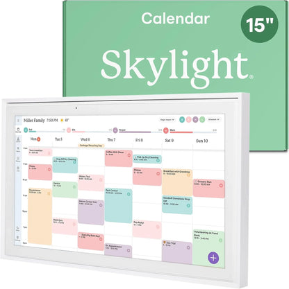 Skylight 15 In. Digital Calendar And Chore Chart, Wall Mount