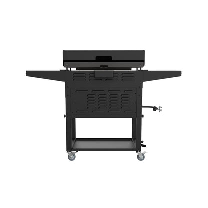 Blackstone 2-Burner 28 In. Griddle With Electric Air Fryer And Hood