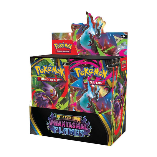 Pokmon Tcg, Mega Evolution-Phantasmal Flames Booster Display Box, 36 Packs