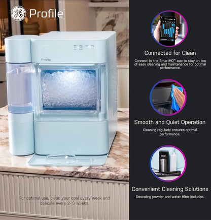 GE Profile Opal 2.0 XL With 1 Gallon Tank, Chewable Crunchable Countertop Nugget Ice Maker, Scoop Included, 38 Lbs In 24 Hours