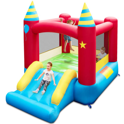 Costway Inflatable Kids Jumping Bouncer Indoor Outdoor With 480W Blower