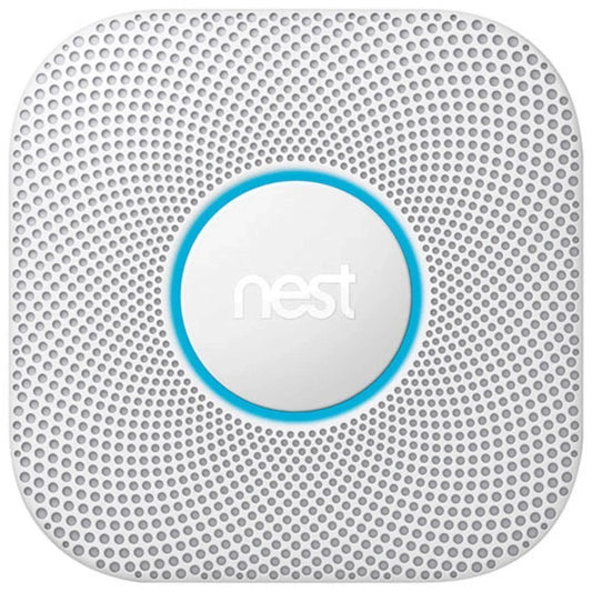 Google Nest Protect 2nd Generation Smoke And Carbon Monoxide Detector With Cable, Voice Alerts And Smartphone Notifications