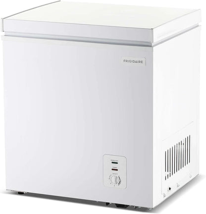 Frigidaire EFRF5003-BLACK Chest Deep Freezer-Garage-Ready, 5.0 Cu