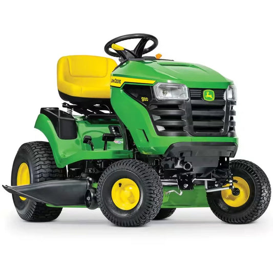 John Deere S100 Ride-On Lawnmower, 107 Cm, 42 In. Cutting Width C 17.5 Hp Petrol Hydrostatic Drive
