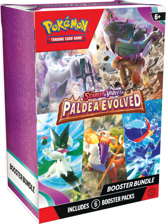 Pokemon Trading Card Game Scarlet And Violet 2 Paldea Evolved Booster Bundle 6 Booster Packs