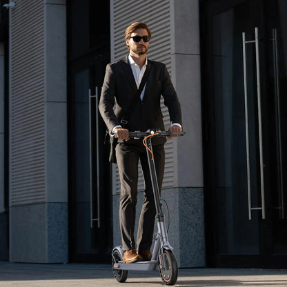 Electric Scooter, 350W/500W Powerful Motor, 8.5 In./10 In. Solid Rubber Tires, 19/22 Mph, 28/21/12 Mile Range, Dual Brakes
