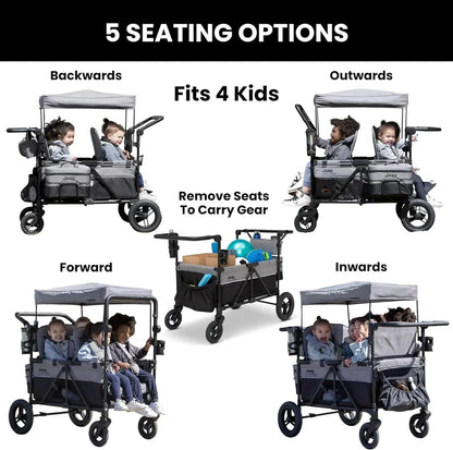 Jeep Wrangler Deluxe 4-seater Stroller By Delta Children Premium Quad Stroller