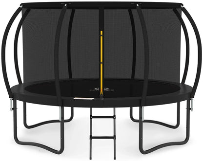 Jumpzylla 8 Ft. Trampoline Outdoor With Enclosure For Kids