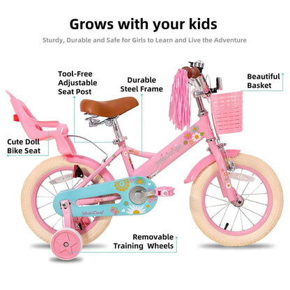 Joystar Kids Bike Little Daisy 14 In. Girls Bike