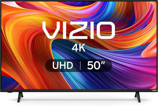 Vizio 50 In. 4K Resolution HDR Smart TV, Dolby Vision HDR/HDR10 Plus, WiFi 6, Renewed