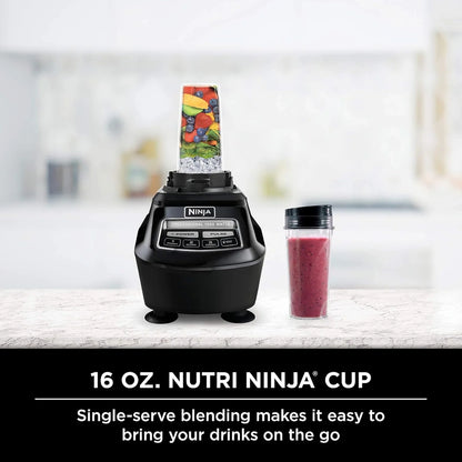 Ninja Mega Kitchen System, 1500-Watt, 72-Ounce Full-Size Blender And 8-Cup Food Processor With 2 16-Ounce To-Go Cups