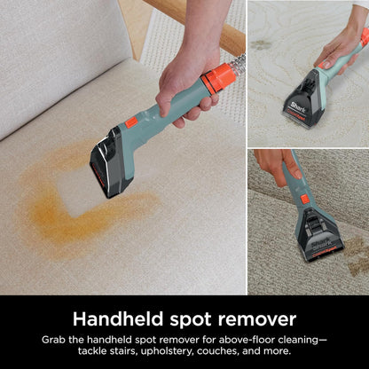 Shark CarpetXpert EX201 Carpet Cleaner, Cyan, Deep Cleaning With StainStriker, For Pets, Includes Spot And Stain Remover Tools