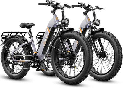 Thunder Electric Bike 1500W 30 Plus MPH 80Miles Range Fat Tire Hydraulic Disc Brakes