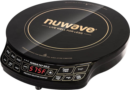Nuwave Gold Precision Induction Cooktop, Powerful With Large 8 In. Heating Coil