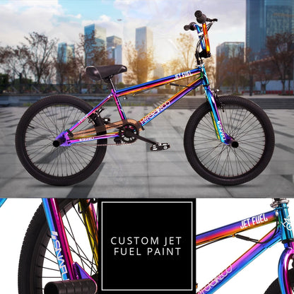 Hyper Bicycles 20 In. Jet Fuel BMX Bike For Kids, Recommended Ages 8 To 13 Years Old