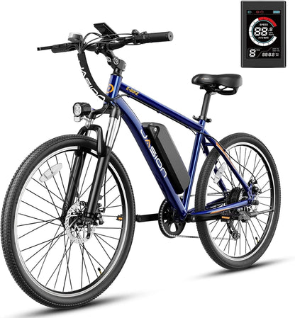 Jasion EB5 Electric Bike For Adults With Peak 40 Miles 20MPH Commuting Electric Mountain Bike