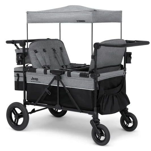 Jeep Wrangler Deluxe 4 Seater Stroller Wagon By Delta Children