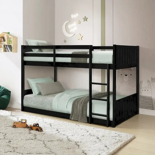 Delphia Low Profile Twin Over Twin Bunk Bed