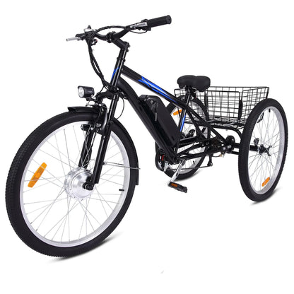 Garvee 3 Wheel Electric Bicycle For Men Women, 350W Motor Electric Tricycle For Adults