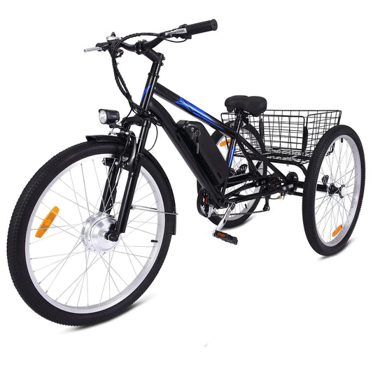 Garvee 3 Wheel Electric Bicycle For Men Women, 350W Motor Electric Tricycle For Adults