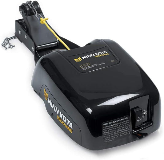 Minn Kota Deckhand Electric Anchor Winch, 40 Lb Capacity, Includes 100 Ft. Nylon Rope, Mounting Hardware