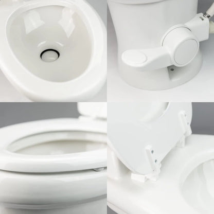 320 Series Standard Height RV Toilet, White