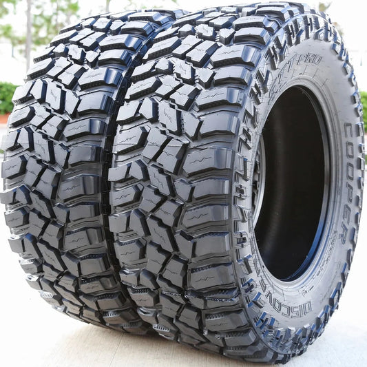 Pair Of 2, Two Cooper Discoverer Stt Pro Lt 35X12.50R20 121Q E, 10 Ply Mt M/T Mud Tires