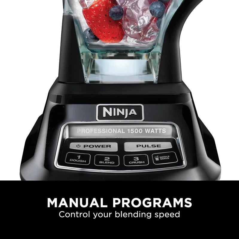 Ninja Mega Kitchen System, 1500-Watt, 72-Ounce Full-Size Blender And 8-Cup Food Processor With 2 16-Ounce To-Go Cups