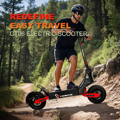 Off Road Electric Scooter For Adults, 1200W Motor Fast E Scooter, Up To 28MPH Top Speed And 20Miles Long Range, 11 In. Off-Road Tires