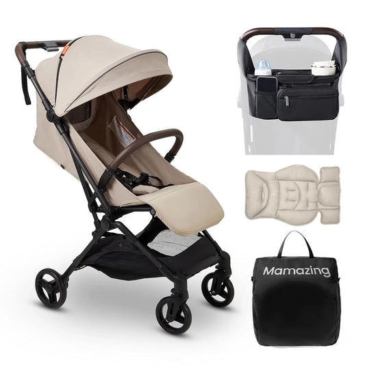 Mamazing Lightweight Baby Travel Stroller With Carbon Fiber Frame Compact Airplane-Friendly