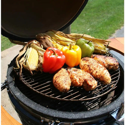 Kamado Pro 22 In. Ceramic Charcoal Grill With Grill Cover