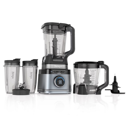 Ninja Detect Kitchen System Power Blender Plus Processor With Blend Sense Technology, Silver, TB400