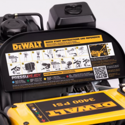 Pressure Ready 3400 PSI 2.5 Gpm Cold Water Gas Pressure Washer