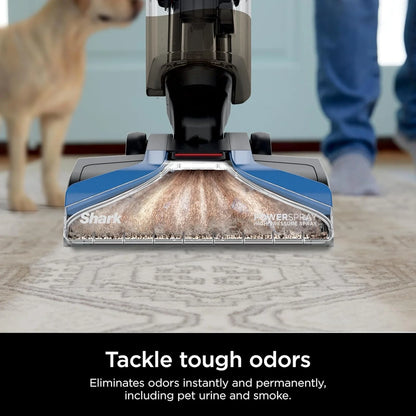 Shark CarpetXpert EX201 Carpet Cleaner, Cyan, Deep Cleaning With StainStriker, For Pets, Includes Spot And Stain Remover Tools